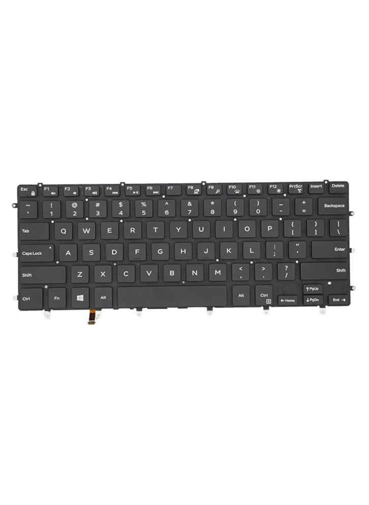 ماركة غير محددة لوحة مفاتيح بديلة لجهاز Dell XPS 15 9550 9560 9570 Precision 5510 5520 5530 5540 & inspiron 15 7558 7568 كمبيوتر محمول Dell Precision 5510 لوحة مفاتيح مع تخطيط أمريكي بإضاءة خلفية P/N: 0VC22N 0GDT9F  - Image 3
