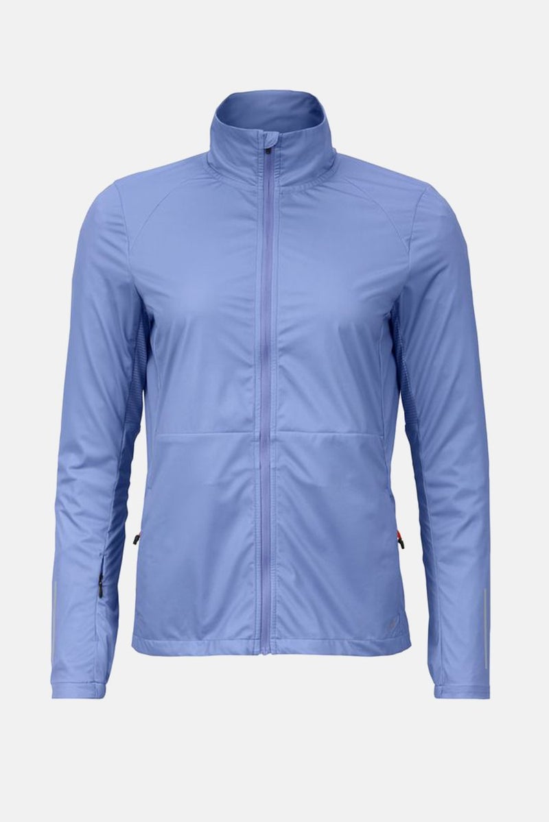 Tchibo Women Sportswear Fit Solid Wind Breaker Jacket, Lavender  - Image 3
