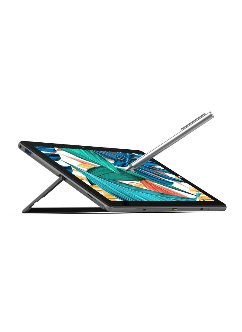 iWork 20 Pro 2-In-1 Laptop Touchscreen With 10.5-Inch Display, Celeron N4120 Processor / 8GB RAM / 128GB ROM / Grey