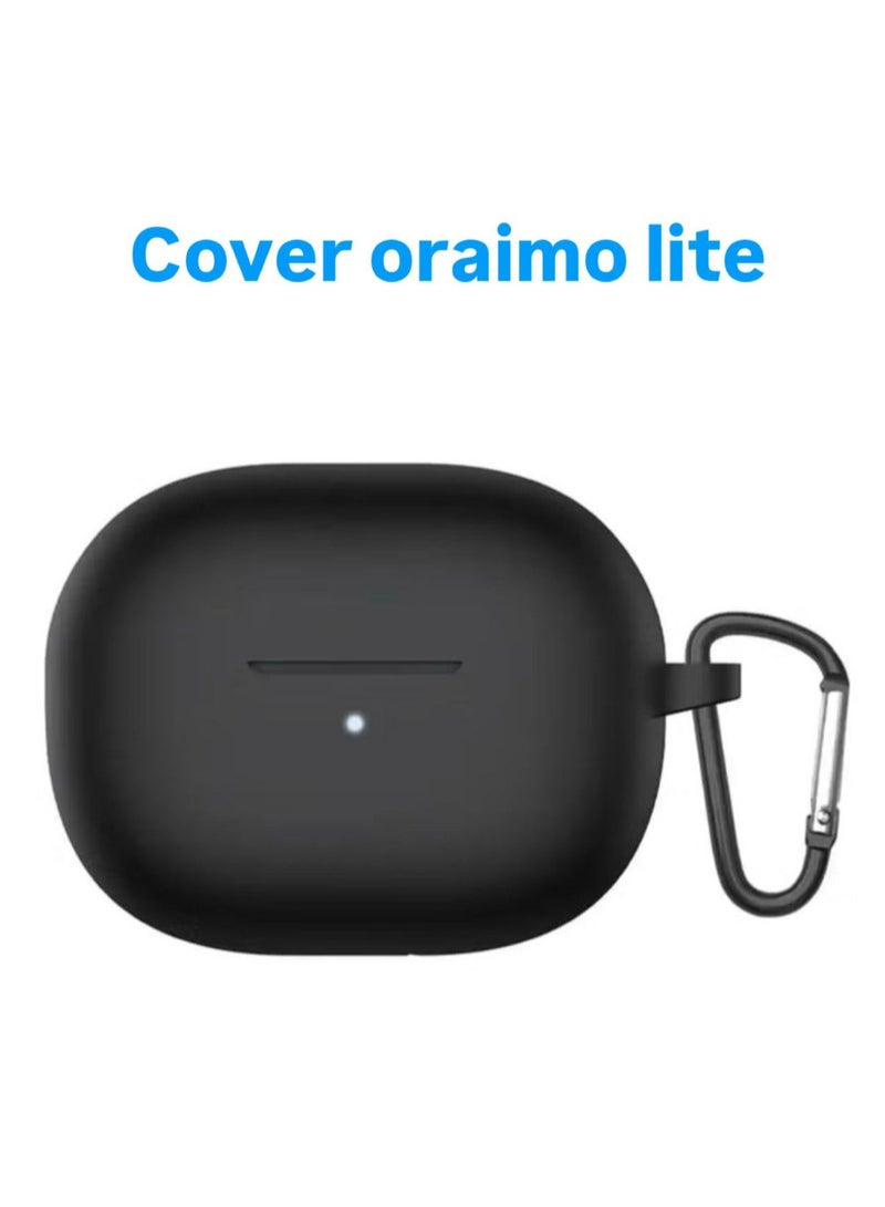 Silicone Case for Oraimo Lite Earphones - Black - Image 1