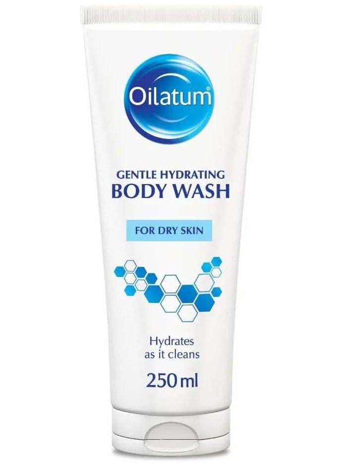 Oilatum Gentle Hydrating Body Wash 250ml – For Dry Skin with Ceramides & Pro-Vitamin B5 - Image 1