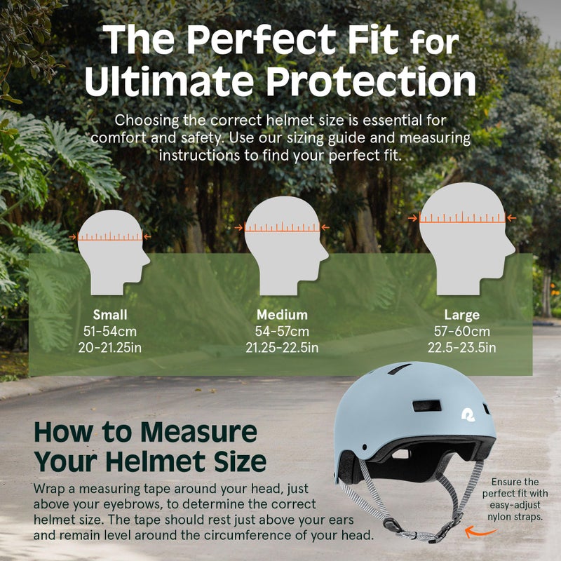Retrospec Dakota Bicycle / Skateboard Helmet for Adults - Commuter, Bike, Skate, Scooter, Longboard & Incline Skating - Highly Protective & Premium Ventilation- Large - Matte Navy - Image 5