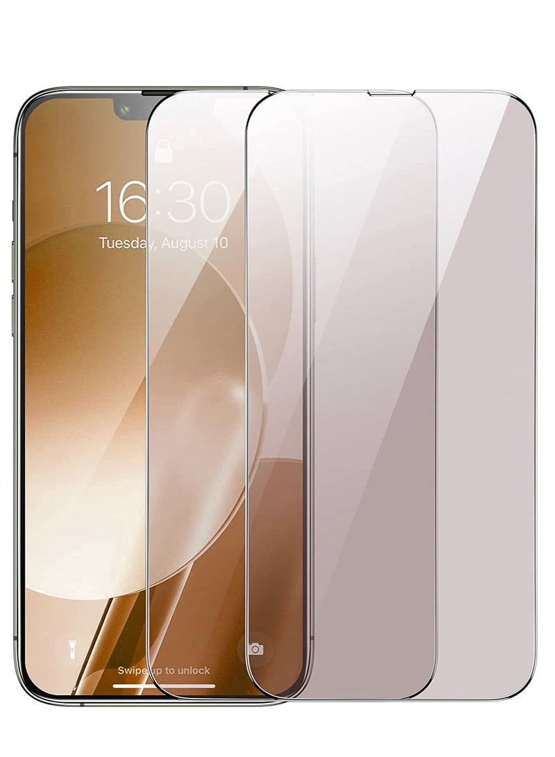 عبوتان من الزجاج المقوى لهاتف iPhone 13 Pro / 13