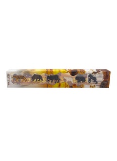 Galaxy 6-Pack Nature World Wild Animals Toy Set | Realistic Mini Wildlife Figures | Safari Animal Playset for Kids