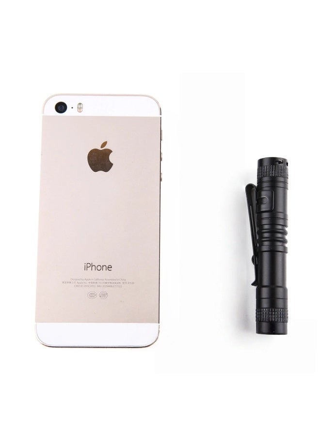 Compact 9.1cm High Lumen LED Flashlight with Durable Build and Convenient Clip for Versatile Portable Illumination - Image 2