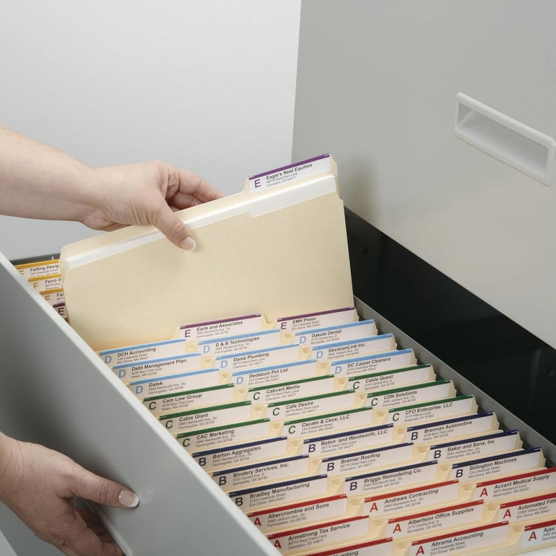 Smead Manila File Folder 13Cut Tab Letter Size Manila 200 per Box - Image 5