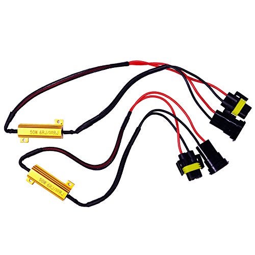 PA مصباح LED PA 2x H8 H11 50W 6ohm/10Ohm مقاوم خطأ Canbus - Image 1