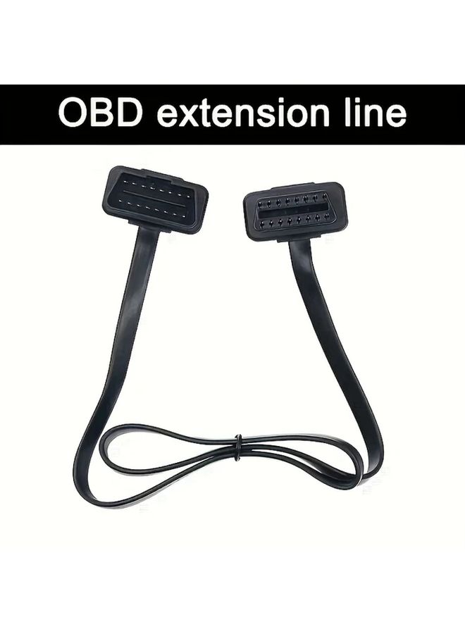 كابل تمديد OBD2 قطعة واحدة لتوصيل تشخيص وإصلاح وحدة التحكم في المحرك (ECU) ذات 16 دبوسًا - Image 1