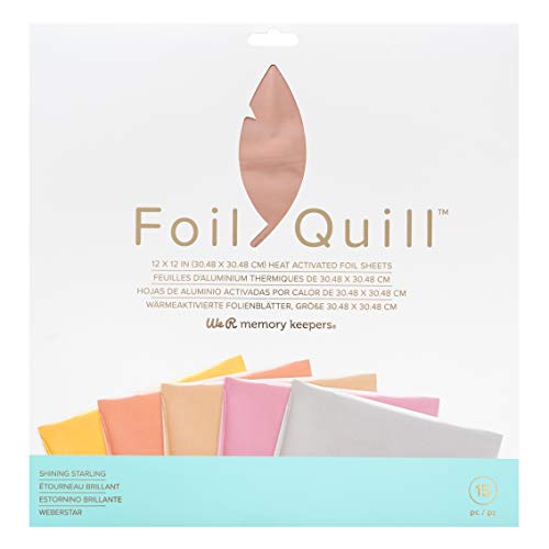 We R Memory Keepers Makers Foil Quill Sheets-15/Package, Heat Activated Foil Sheets Pair with Other Foil Quill Products Foil Quill Pen Foil Quill Heat Pen FoIl Quill Foil Sheets Craft Supplies DIY - Image 3