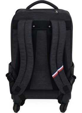 U.S. Polo Assn. 23679 حقيبة ظهر للسفر بسعة كبيرة مع عجلات، مدخن  - Image 3