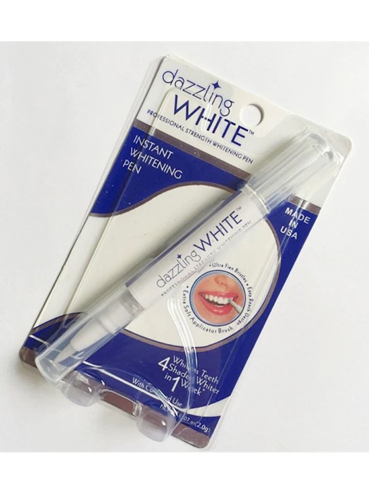 Dazzling White قلم تبييض الأسنان Dazzling White لتنظيف صحة الفم وتنظيف الأسنان باستخدام بيروكسيد الهيدروجين وتبييض الأسنان - Image 3