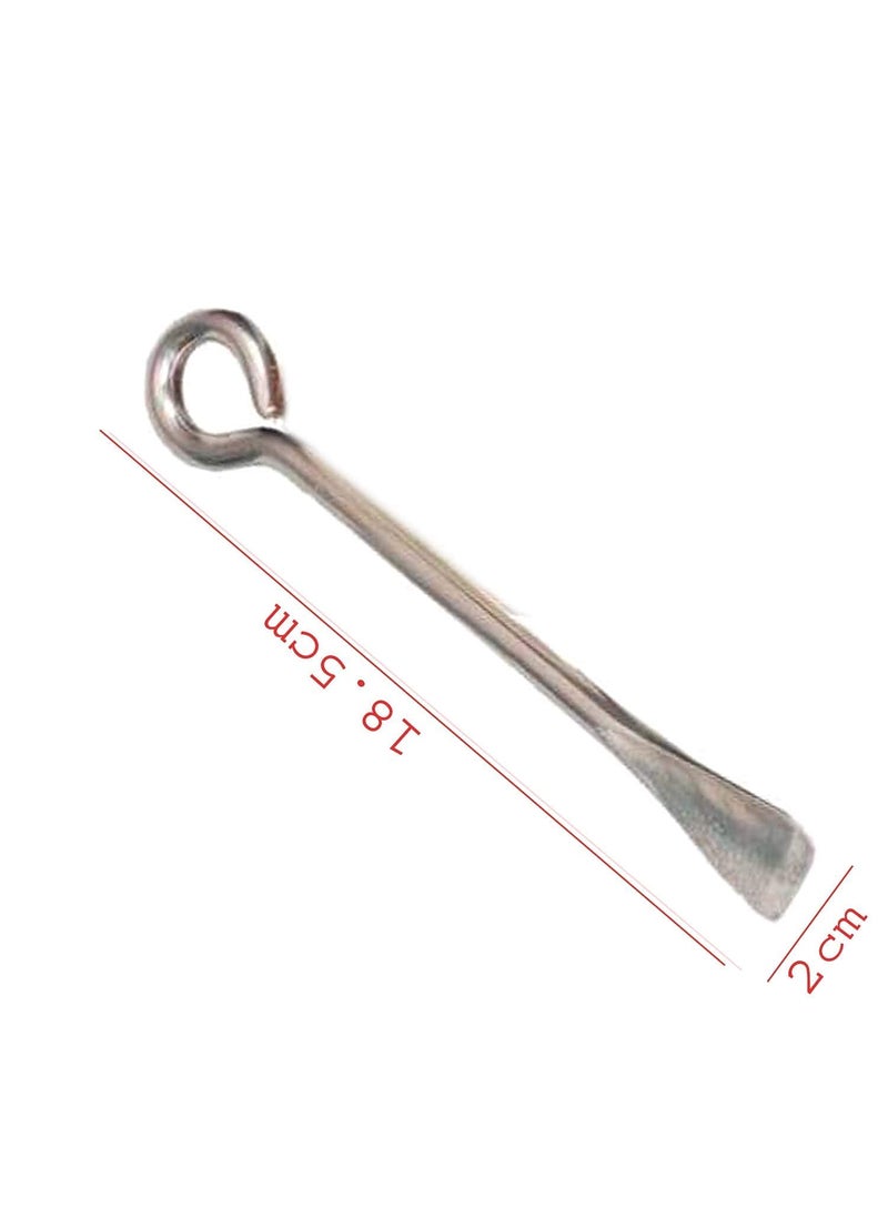 Pass Pass PassPass Stainless Steel Coconut Breaker Plate with Coconut Stainless Steel Rod  - Image 5