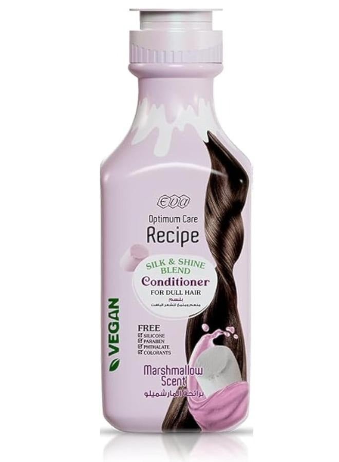 Eva Optimum Care Recipe Silk & Shine Blend Conditioner Marshmallow Scent 350 Ml