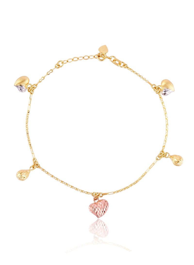 18k Gold Heart Bracelets as Gifts - pzsku/ZA937800F2C591C838AC4Z/45/_/1706771961/b470e7e1-f8d4-4bed-a897-3d8d7a3813c7