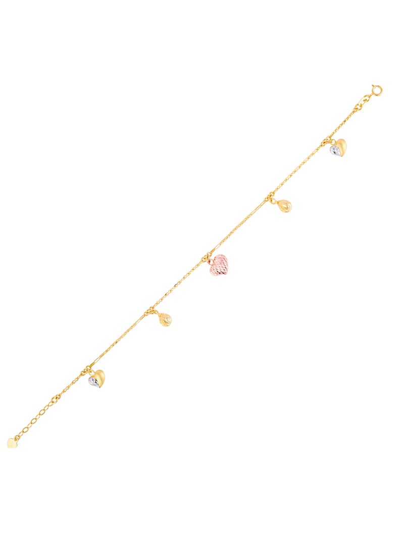 BAFLEH JEWELLERY - 18k Gold Heart Bracelets as Gifts - Image 1