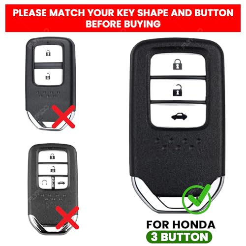 Coll of Fest Wooden PU Leather Key Cover Compatible with Honda BRV, WRV, CRV, Jazz, City 2 ButtonSmart Key Stylish & Durable Protection - Image 2