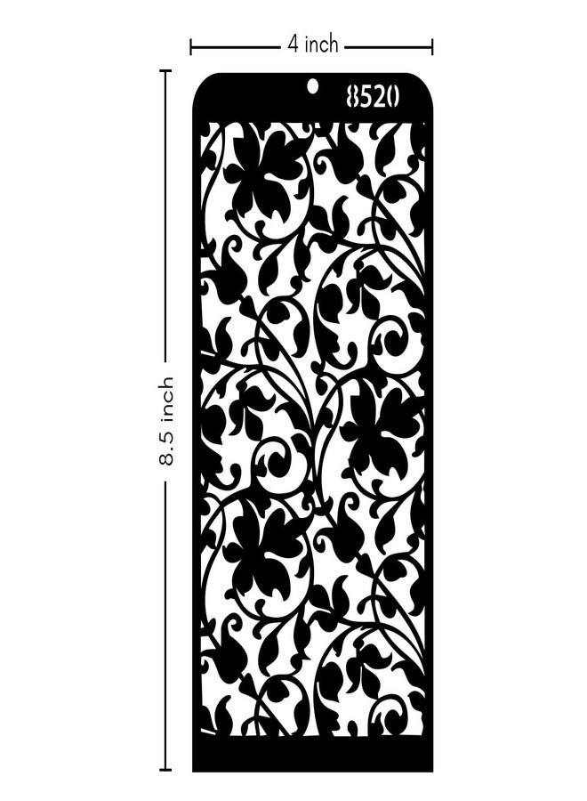 iCraft Decorative Layering Template Stencil i-8520 Size 4" x 8" Re-Usable Used for Painting, Journaling, Mix-Media, Wall Painting and Other Decorative Purposes. Pack of 1 Pcs - Image 4