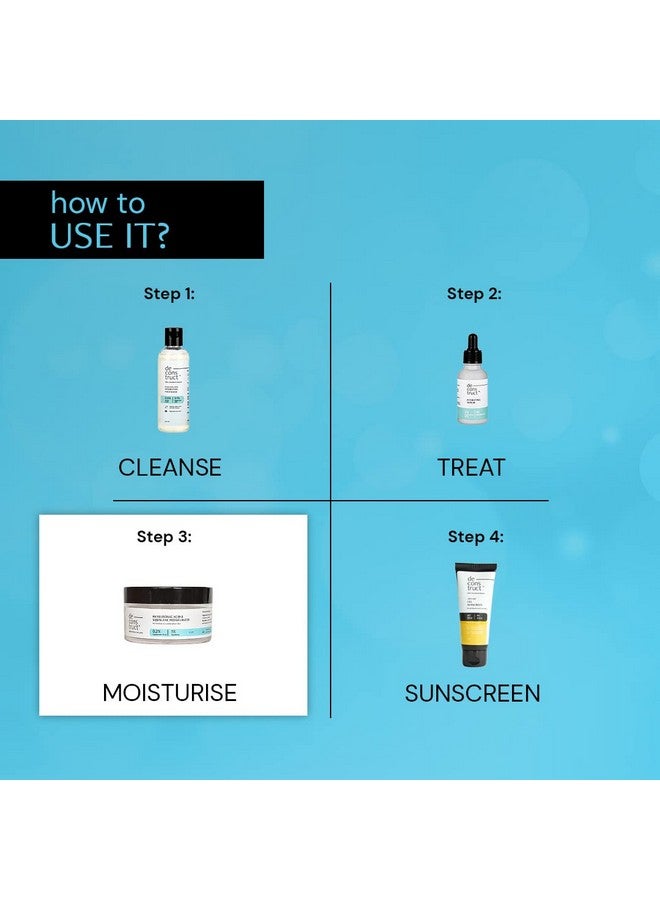 Deconstruct Hyaluronic Acid & Squalane Moisturizer | 0.2% Hyaluronic Acid 1% Squalane |Moisturizer For Normal Skin | Lightweight Moisturiser | For Long Lasting & Non-Greasy Hydration | 50Gm, Cream - Image 4