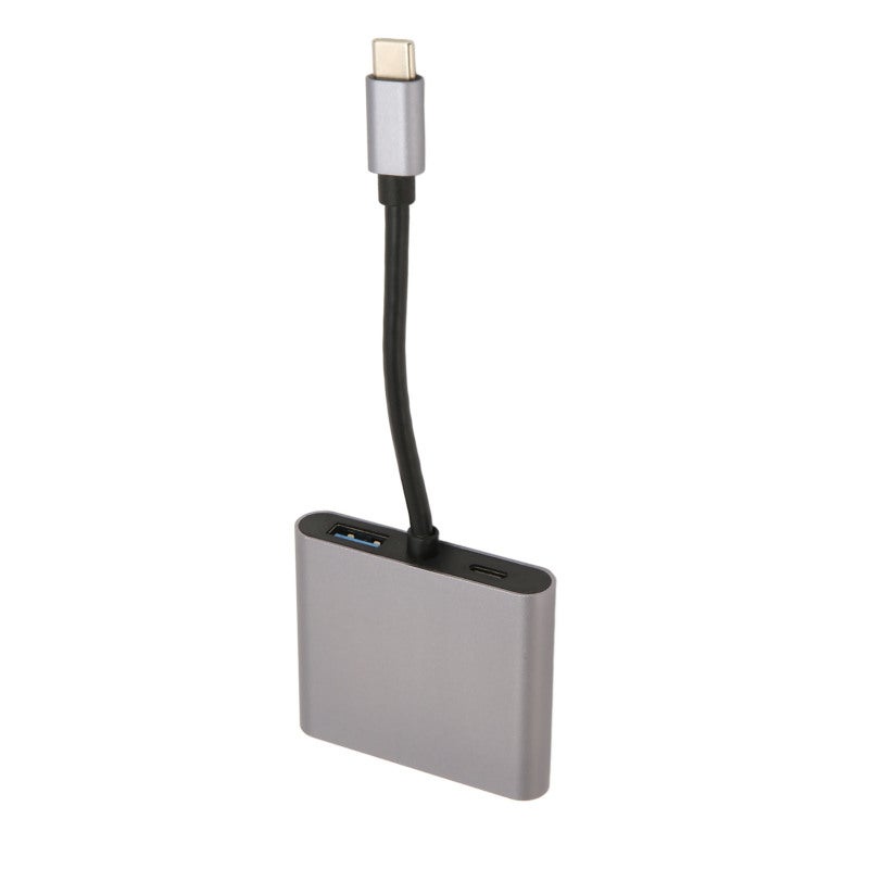 محول من النوع C مزدوج بدقة HD 4K وتردد 30 هرتز يعمل بمجرد التوصيل - محطة إرساء USB-C تدعم وضعي النسخ المتطابق والممتد مصنوعة من سبائك الألومنيوم لأجهزة اللابتوب والهواتف الذكية - Image 3