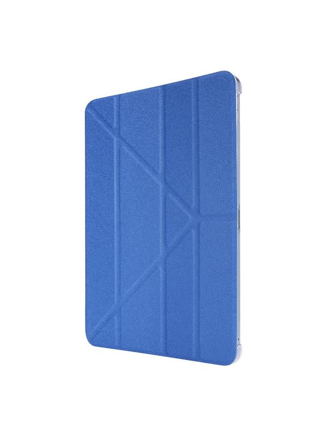 زبون حافظة لجهاز iPad Air 13 2025 / 2024 / iPad Pro 12.9 2022 / 2021، حافظة جلدية قلابة بتصميم أفقي وملمس حريري مع حامل - Image 2