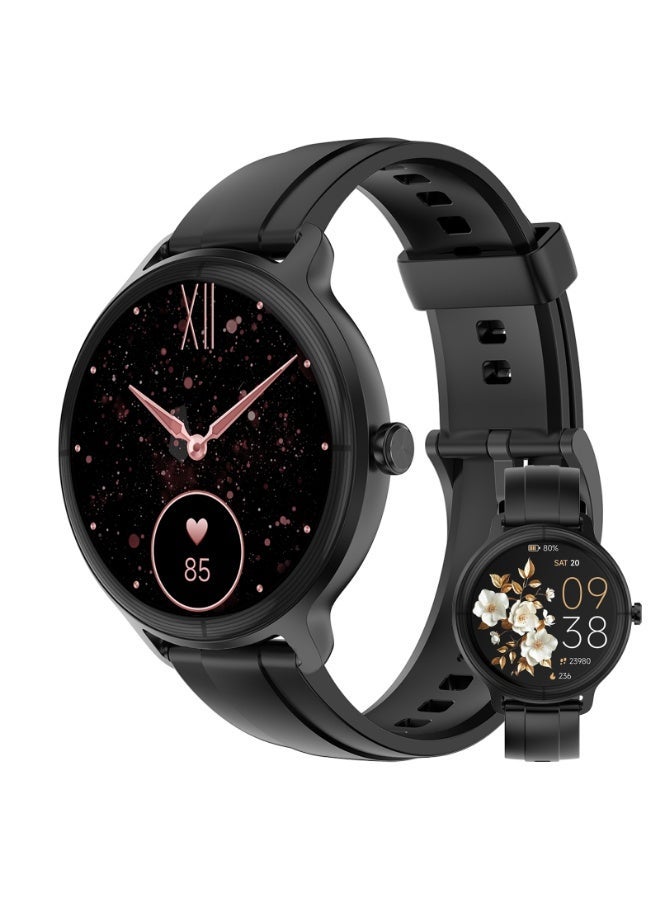 TANMASHI Smart Watch Men Waterproof Fitness Tracker Wireless Call Premium Smartwatch, Black - Image 1