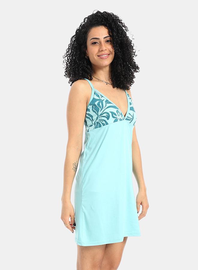 kady Printed Sleepshirt With Spaghetti Straps - Image 2