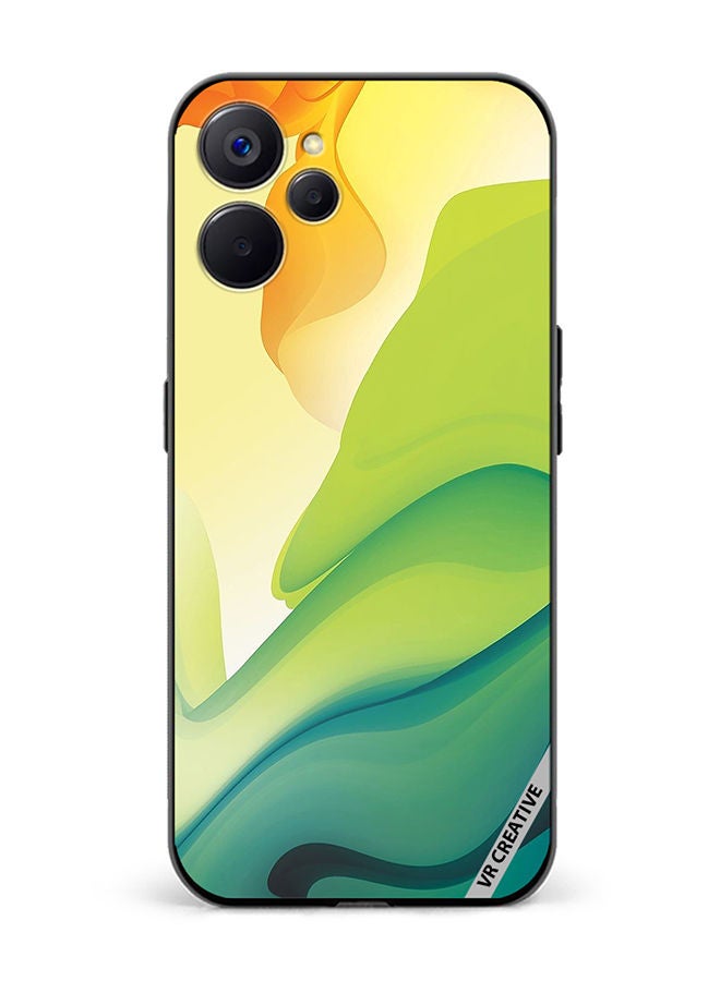VR CREATIVE Protective Case Cover For Realme 10 5G Abstract Design Multicolour - Image 1