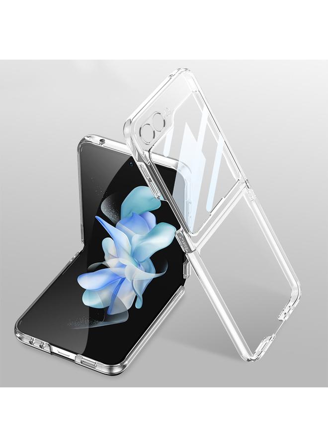erorex For Samsung Galaxy Z Flip6 / Flip7 Fe Integrated Electroplating Full Coverage Phone Case(Transparent) - Image 1