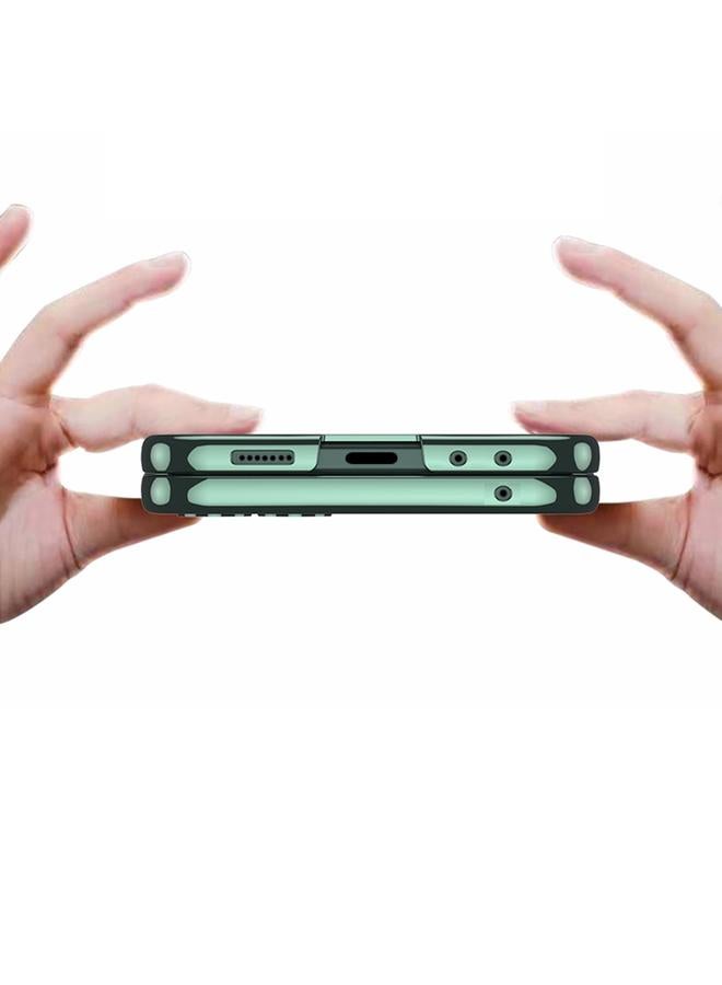 erorex For Samsung Galaxy Z Flip6 / Flip7 Fe Integrated Electroplating Full Coverage Phone Case(Transparent) - Image 2