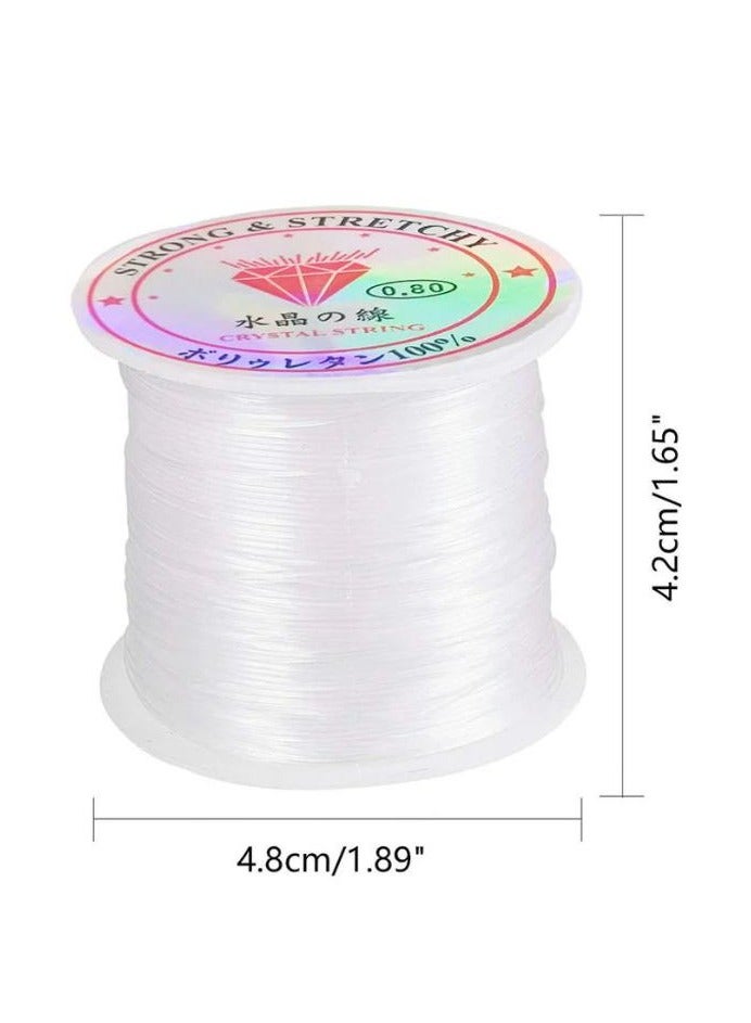 MARAH TOYS 4-Piece Jewelry Cord Elastic Bracelet Rope Crystal Beading 5x5x4cm - Image 2