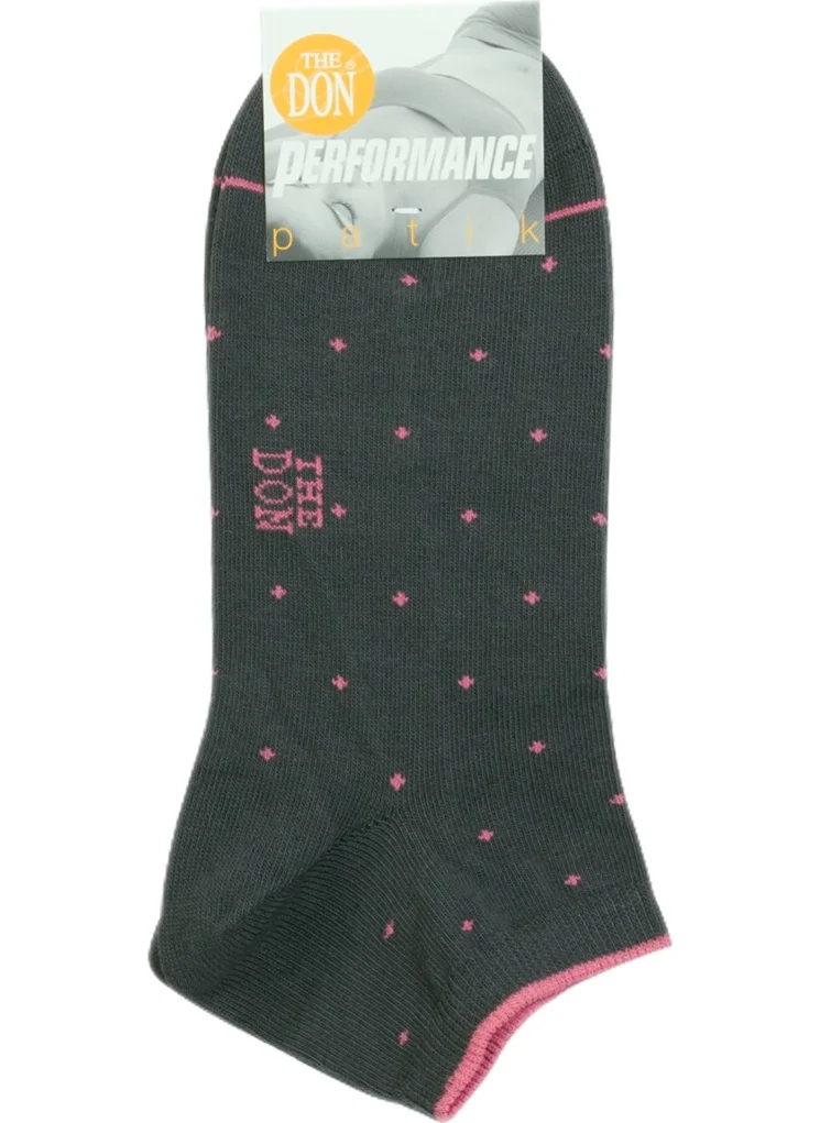 The Don Polka Dot Women's Booties Socks Smoked Pink