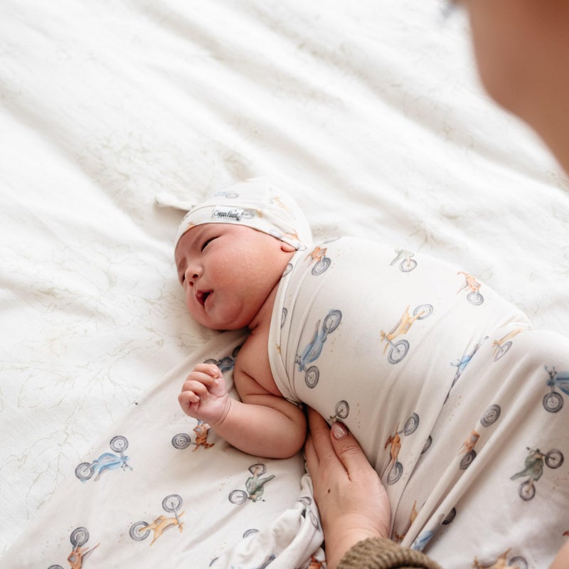 Copper Pearl Large Premium Knit Baby Swaddle Receiving Blanket Ryder - Image 2