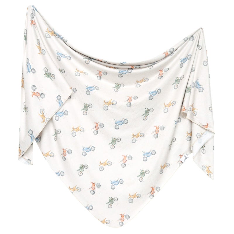 Copper Pearl Large Premium Knit Baby Swaddle Receiving Blanket Ryder - Image 1