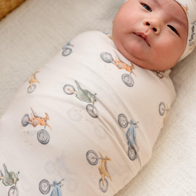 Copper Pearl Large Premium Knit Baby Swaddle Receiving Blanket Ryder - Image 4