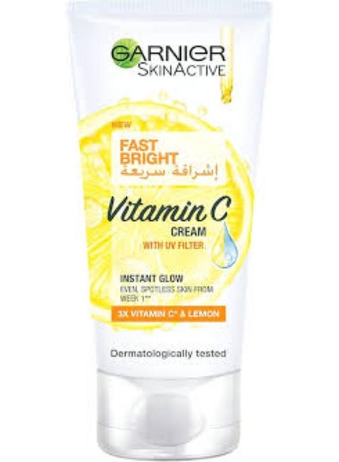 GARNIER FAST BRIGHT VITAMIN C CREAM 50ML