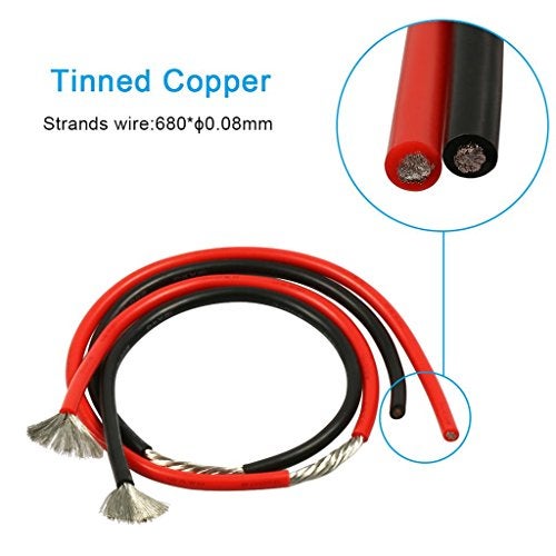 BNTECHGO 12 Gauge Silicone Wire 10 ft red and 10 ft Black Flexible 12 AWG Stranded Tinned Copper Wire - Image 4
