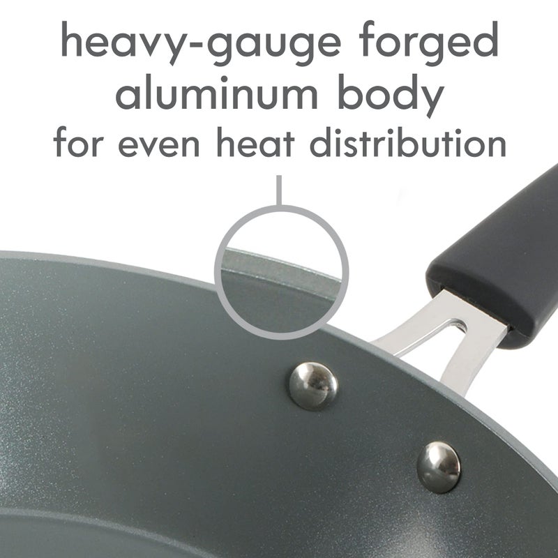 Kenmore Arlington 11" Aluminum Wok W/Lid- Black Diamond - Image 5