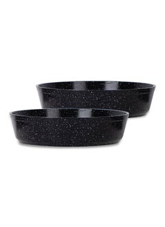 Top Chef 2 pcs bakeware set (26 & 30) black 