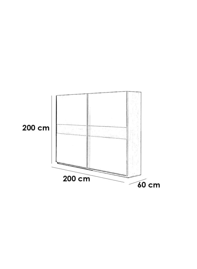 Joints أطقم غرف نوم Engineered Wood بيج وأبيض  - Image 2