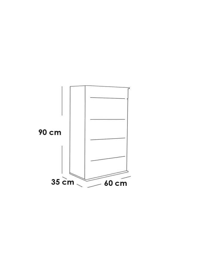 Joints أطقم غرف نوم Engineered Wood بيج وأبيض  - Image 5