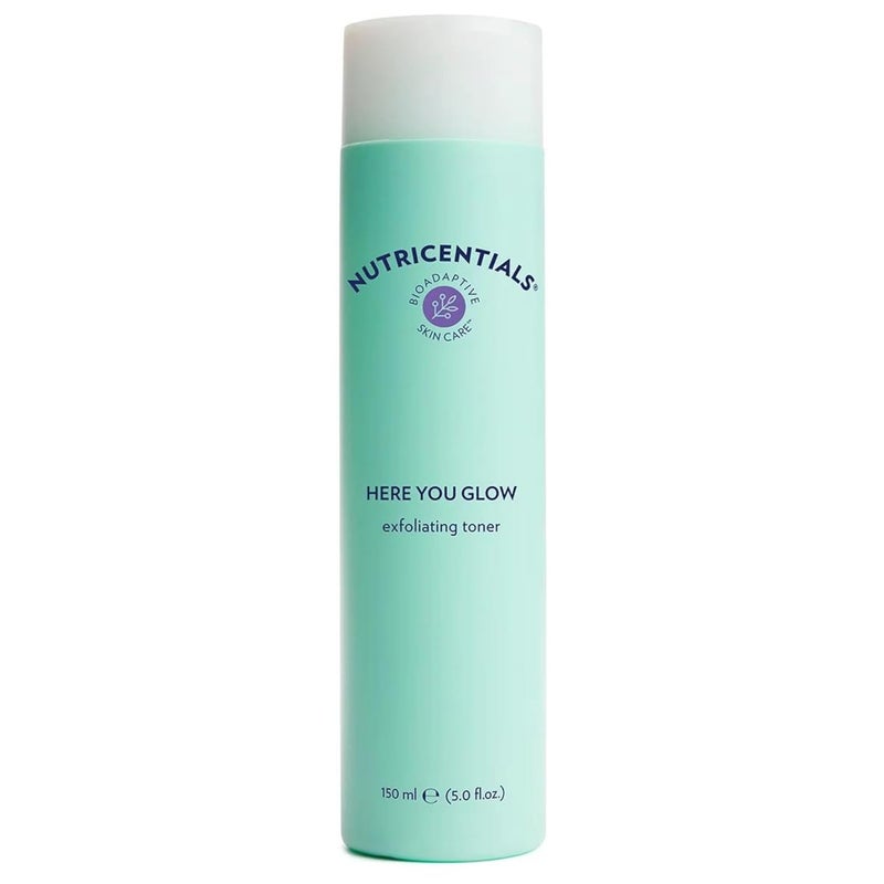 Nu Skin Nu Skin Here You Glow Face Exfoliator Toner  Toner for face with water Salicylic Acid Glycolic Acid  Hydroxy Acid Blend  Unclog Pores Prevent Acne Smooth  Hydrate your skin  150 ml  1 Pack 