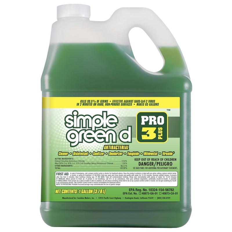 simple green D Pro 3 Plus Disinfectant 1 Gallon - Image 1