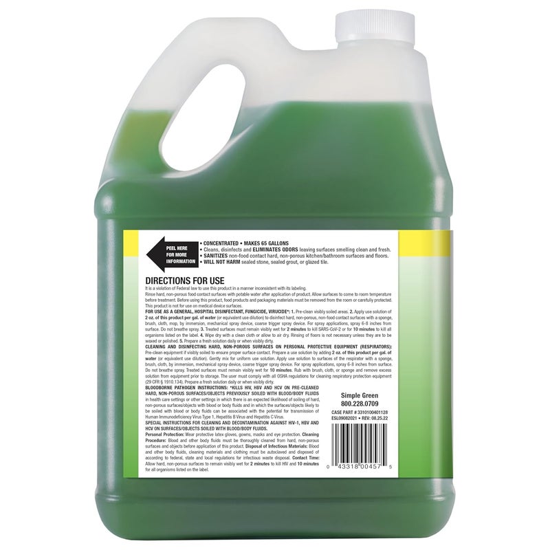 simple green D Pro 3 Plus Disinfectant 1 Gallon - Image 2