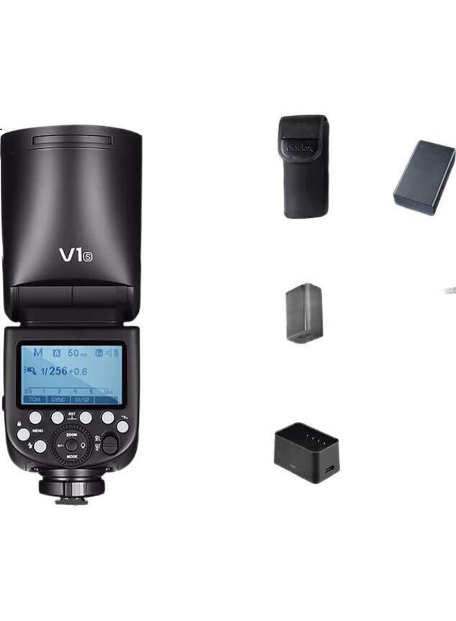 Godox Shen Niu V1 Hot Shoe Flash, High-Speed Synchronous Ttl, Lithium Battery, Hot Shoe Light, Pocket Light, Portable For Outdoor Shooting, Wedding Photography Light, Official Standard Configuration, Sony Version - Image 3