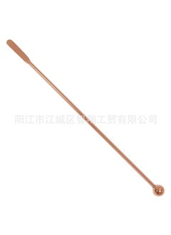 Stainless Steel Cocktail Stirrer for Bars Squashed Rose Gold
