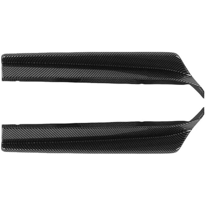 Luocute Rear Bumper Side Diffuser, 2 Pcs Rear Spat Bumper Valance Lip Left Right Lightweight Easy Install Replacement for Impreza STI VA 2015-2021 (Carbon Fiber Style) - Image 1