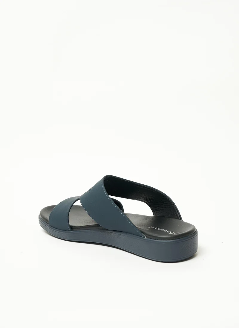 Geoomnii NAVY Geoomnii Mens Arabic Sandals Navy for Men | Best Price UAE