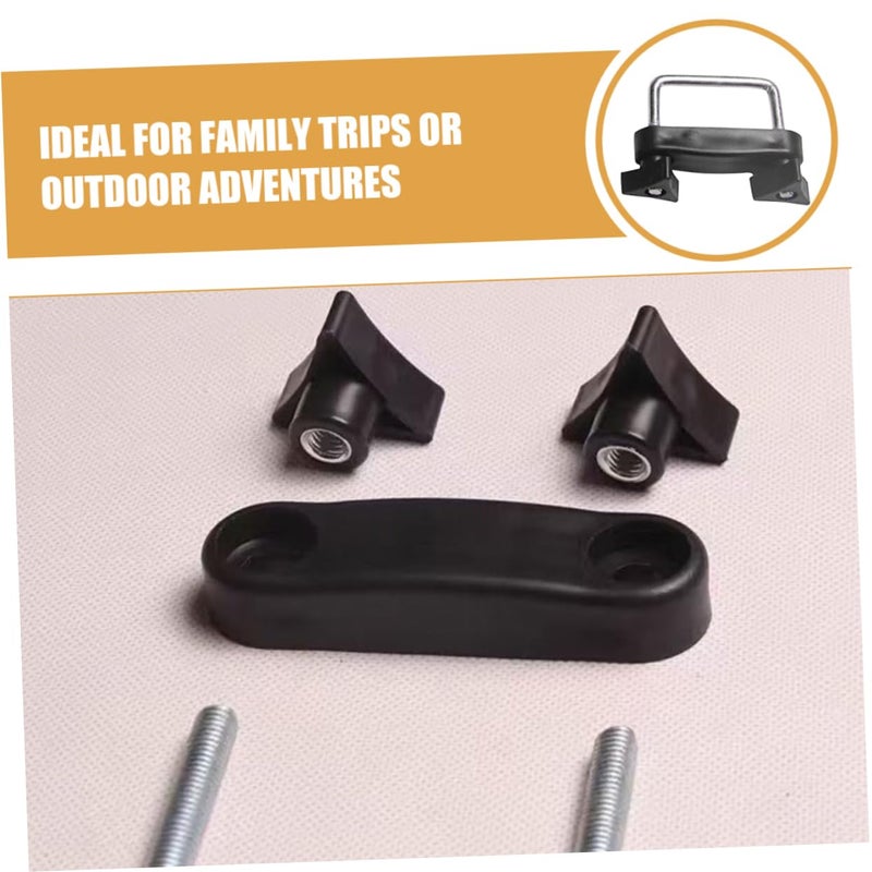 Heavy Duty Roof Rack Mounting Clips Hitch Stabilizer for Car Luggage Rack Black - Image 4