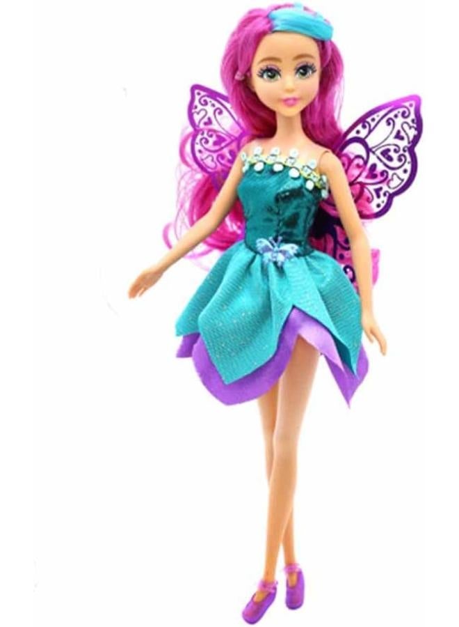 Funville Fairy Dolls Playset 4 Assorted Colors, 29 cm Height - Image 2