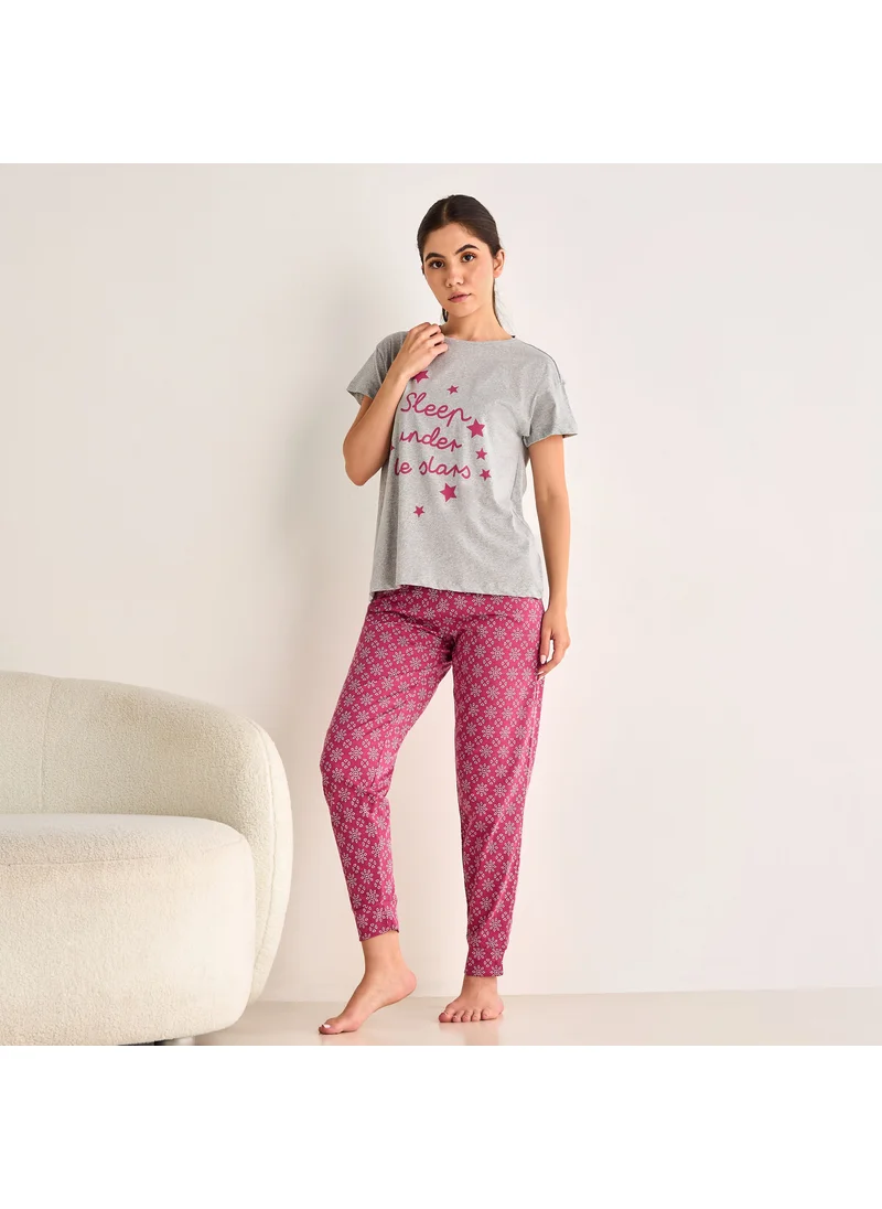 سبلاش فيڤ Printed Pyjama Set